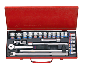 Bộ tuýp 24 chi tiết hệ mét Kingtony 4026MR04